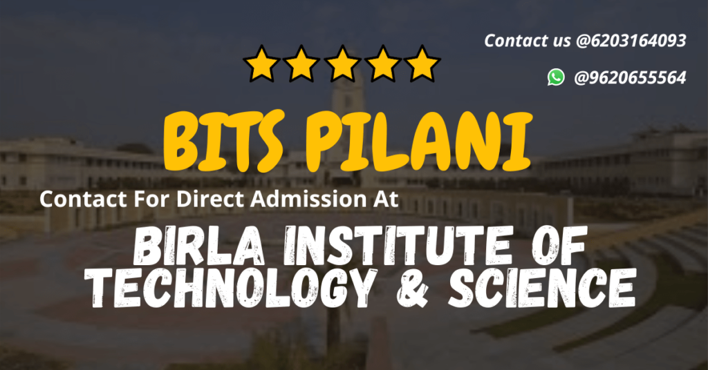 Bits Pilani Management Quota Btech Admission