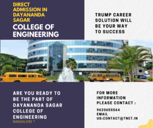 Direct Admission In Dayananda Sagar College of Engineering